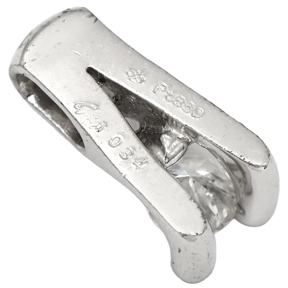 ペンダントトップ Pt 850 ダイヤモンド プラチナシルバー プラチナム ペンダントヘッド ダイヤ 1 P 1粒