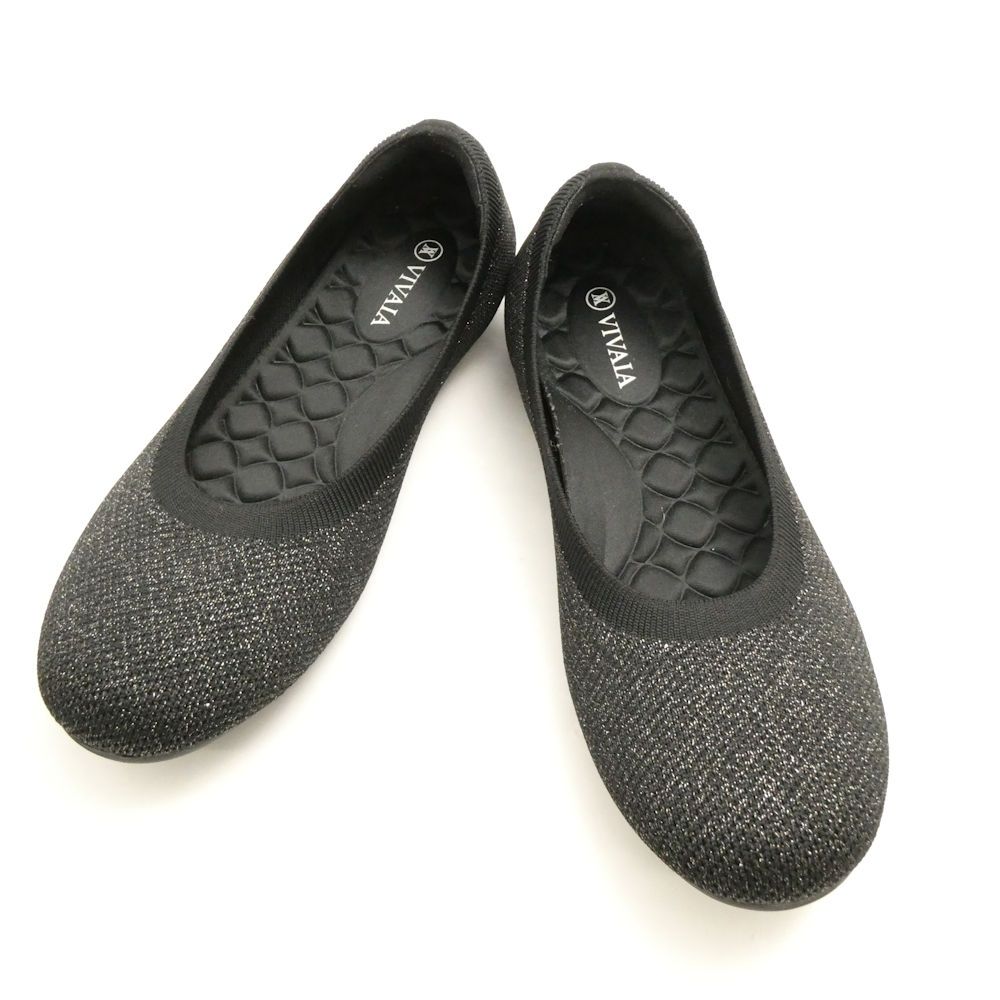 VIVAIA ビバイア フラットシューズ 38 5 24 cm相当 ラウンドトゥ レディース AN 2362