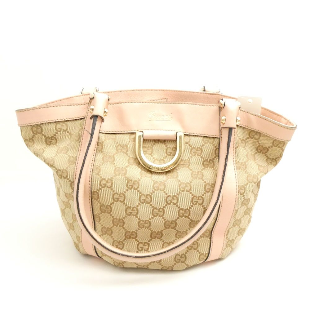 GUCCI グッチ 211983 GGキャンバス ハンドバッグ レザー トート GGキャンバス かばん カバン 鞄 AU3620