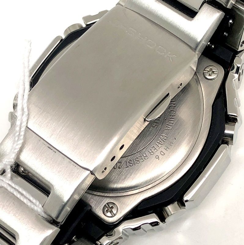  G SHOCK ジーショック GM 2110 D 4 A カシオーク メタルモデル オクタゴン シルバー オレンジ アナデジ 発売 腕時計(クォーツ) 腕時計(アナログ)