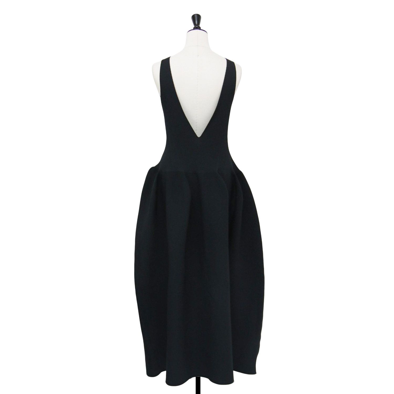 CFCL シーエフシーエル ドレス ブラック 黒 サイズ 3 M 25秋冬 ポッタリー Vネック スリーブレス POTTERY V-NECK SLEEVELESS DRESS ニット ワンピース レディース