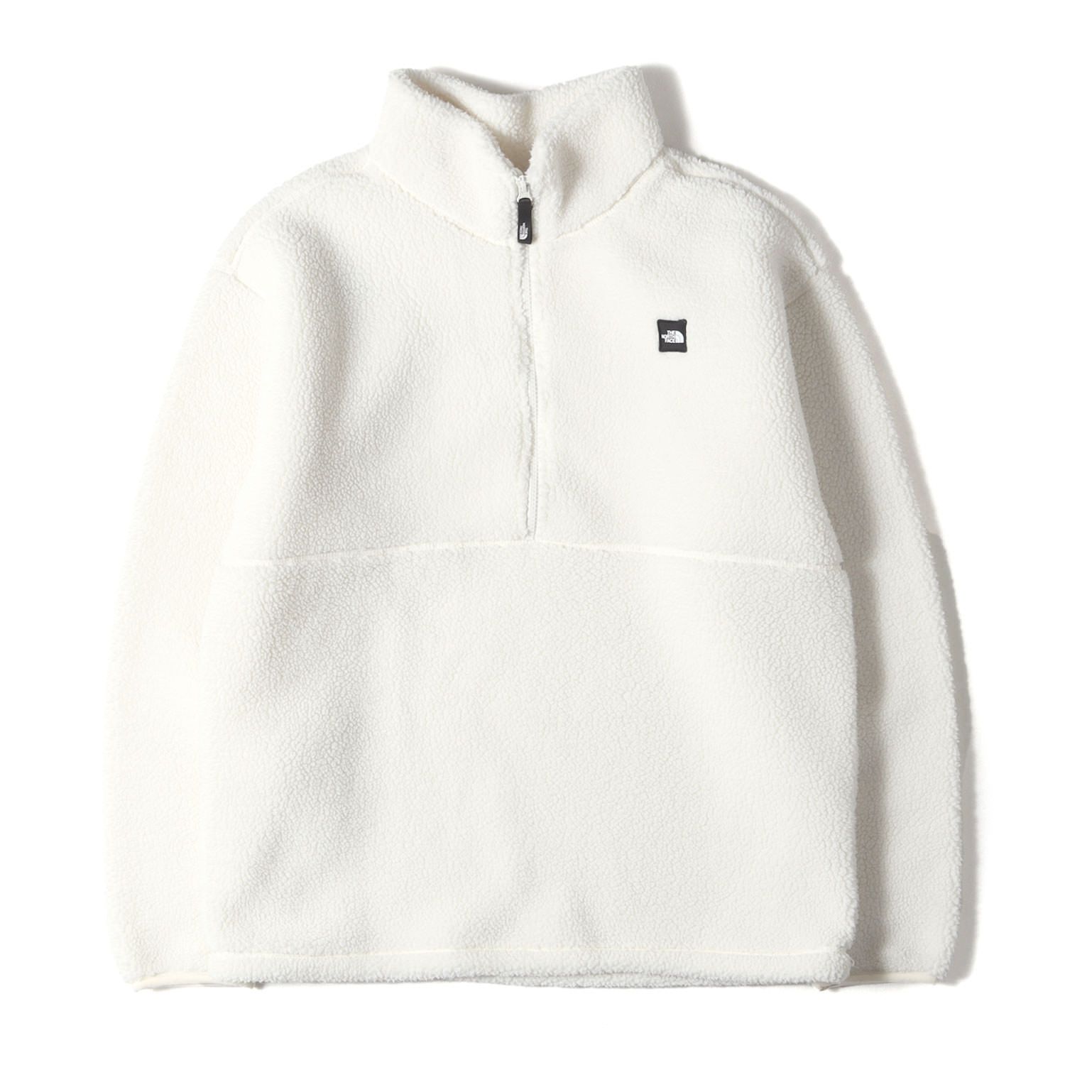 THE NORTH FACE ノースフェイス ジャケット ホワイト 白 サイズ:L | 海外限定 コンフィ フリースボア アノラック (Comfy Fleece Anorak) | アウター ブルゾン 上着【メンズ】【】