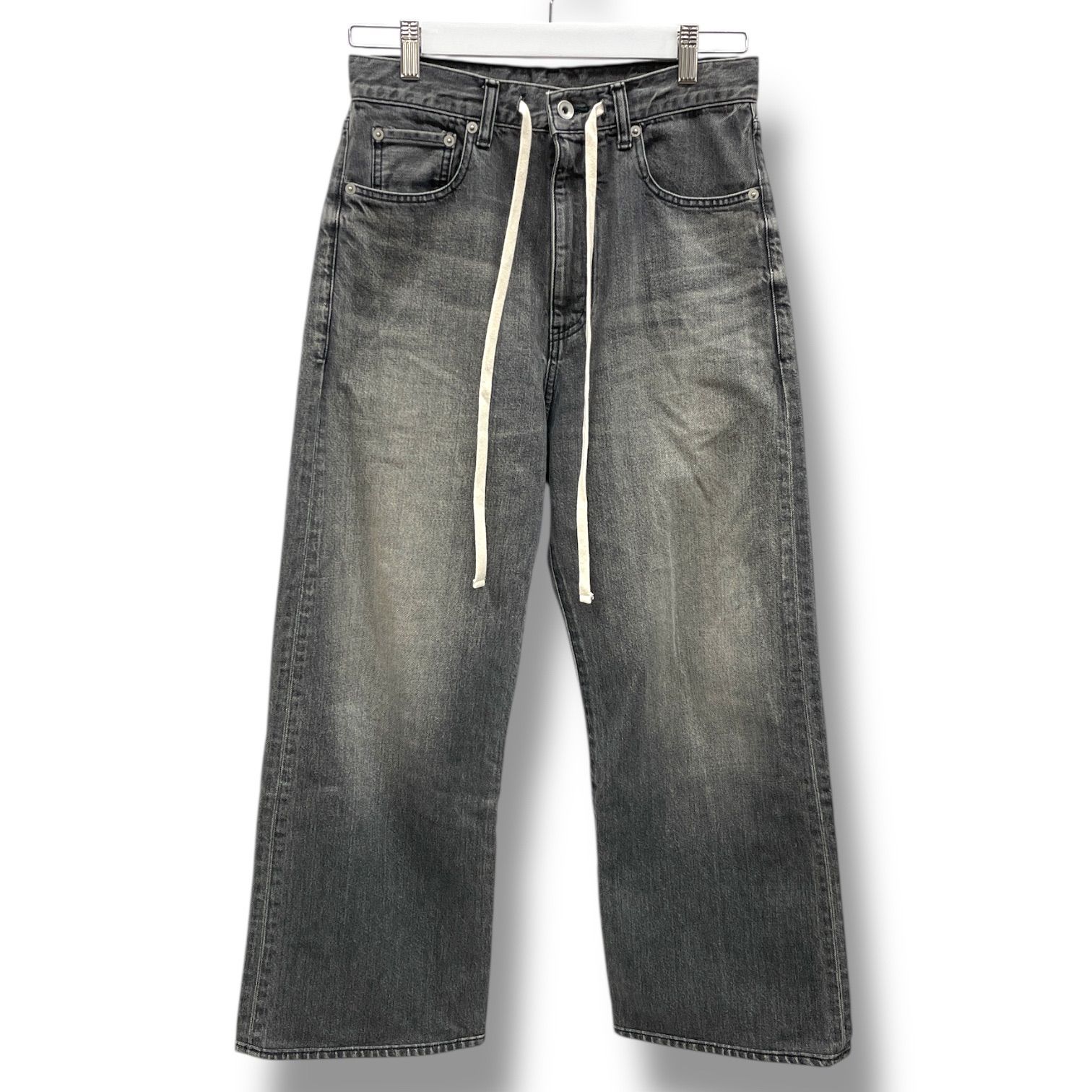 WhimGazette ウィムガゼット ドロストデニムパンツ ワイドデニム ジーンズ ジーパン WGZ1041302A0002 灰色 グレー 34サイズ レディース 通年 ゴーゴー古着マルイ北千住店 19 No.1182