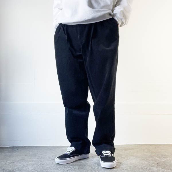 90s Polo ラルフローレン ツータック 太畝 コーデュロイパンツ 濃紺系 38×30 ポロ ネイビー スラックス 大きいサイズ D145-25-0031XVW