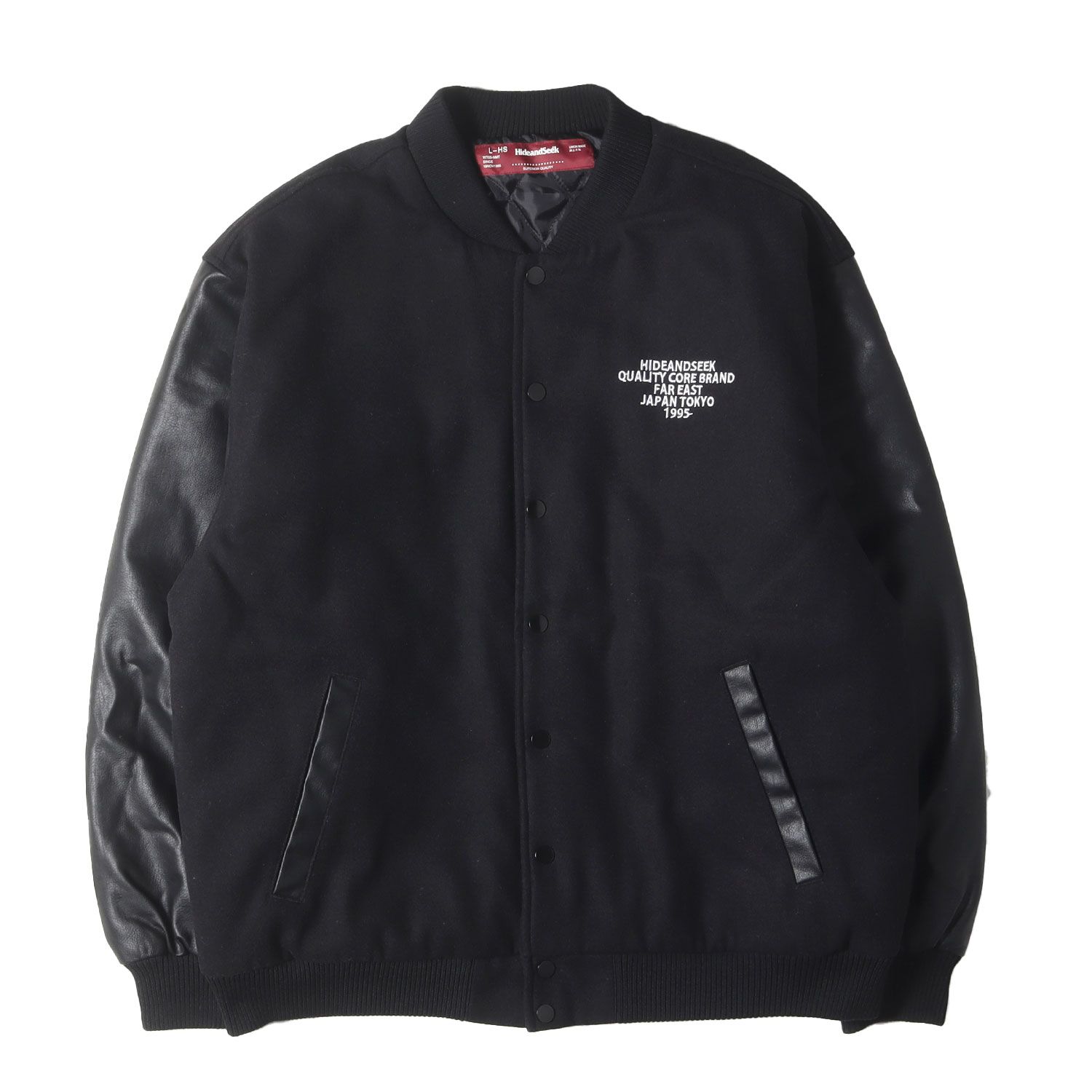 美品HideandSeek ハイドアンドシーク ジャケット ブラック 黒 HIDE AND 