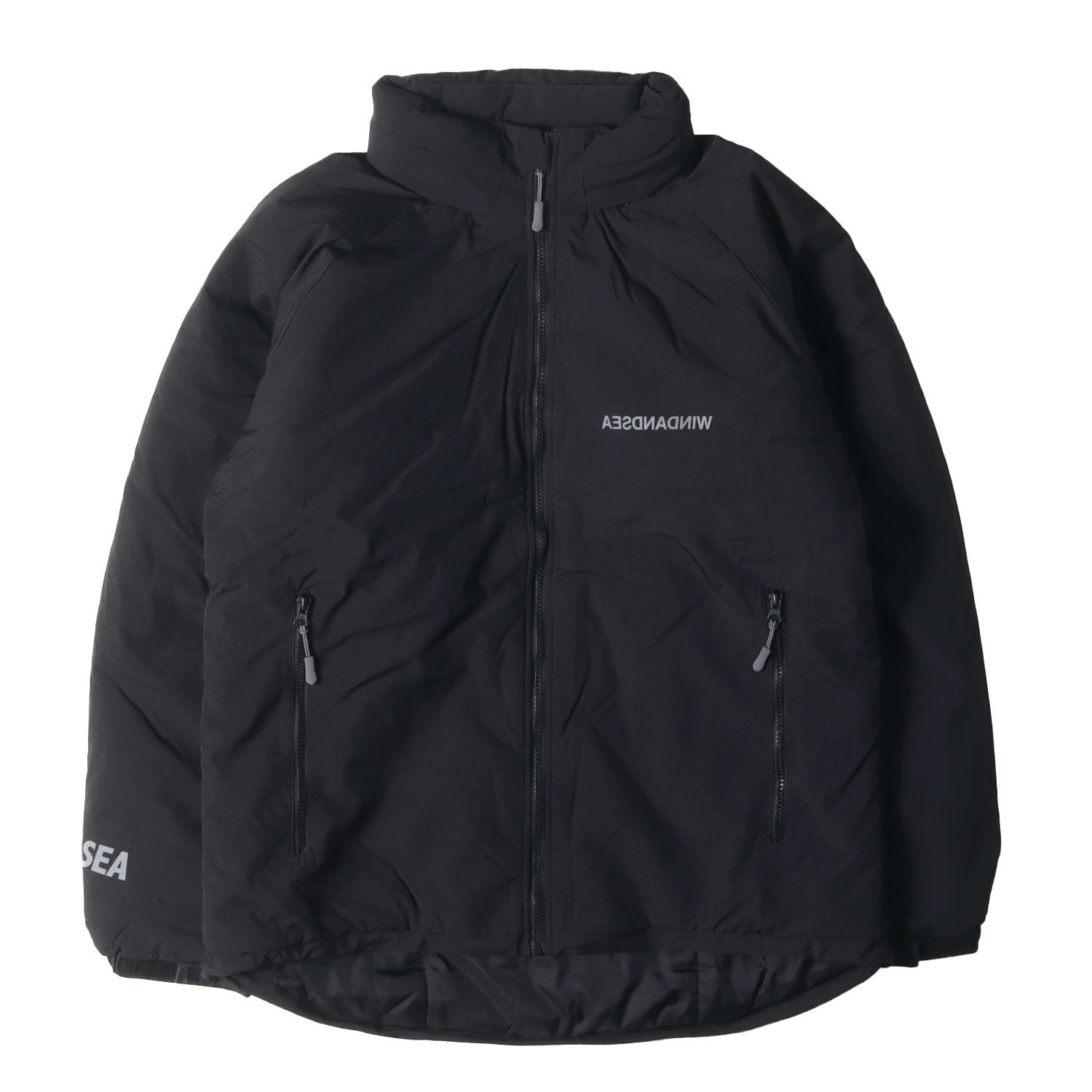 WIND AND SEA ウィンダンシー ジャケット ブラック 黒 サイズ XL ブランドロゴ モンスターパーカ ジャケット Monster Parka Jacket アウター ブルゾン メンズ