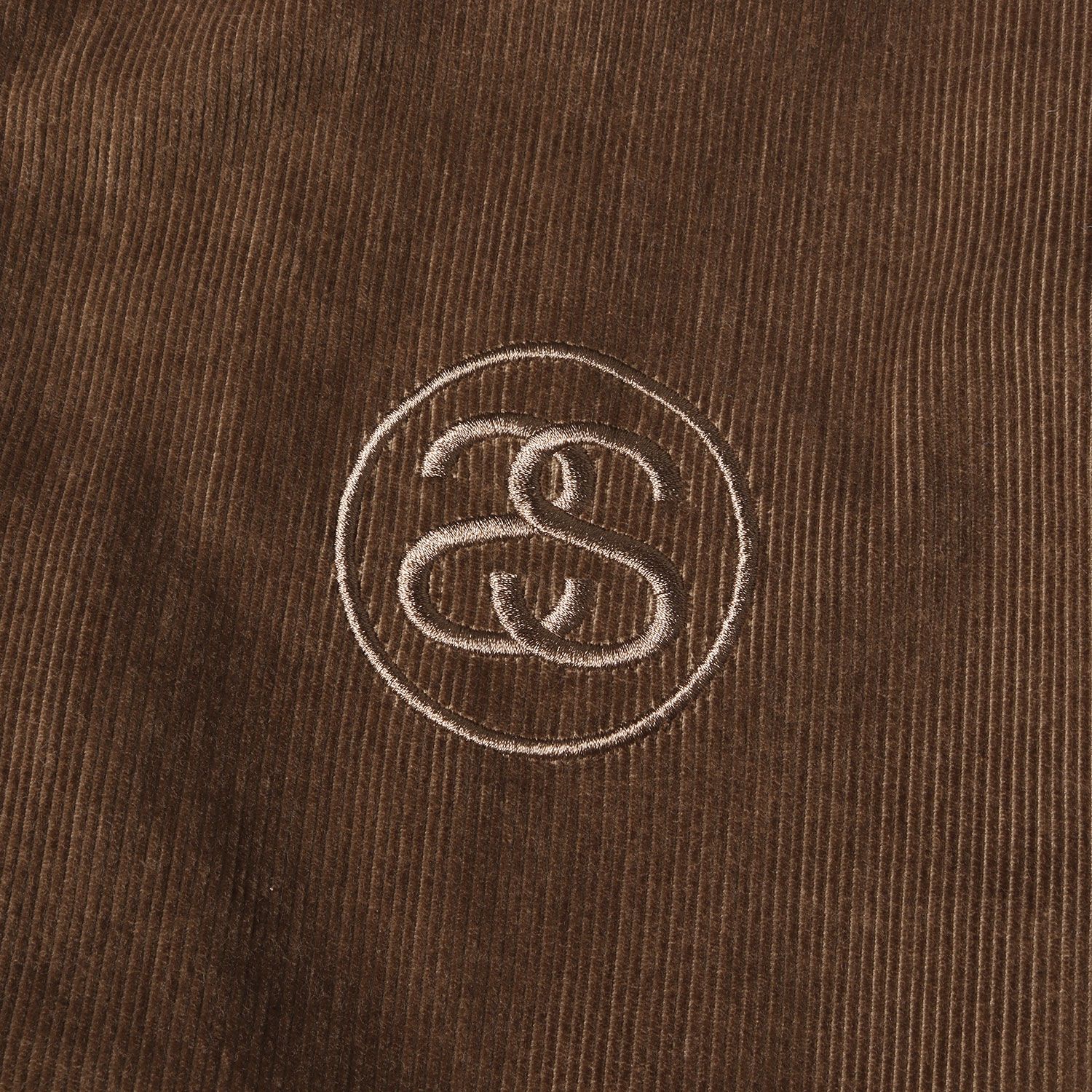 00s old stussy コーデュロイスタジャン SSリンク 刺繍ロゴ L 00s old
