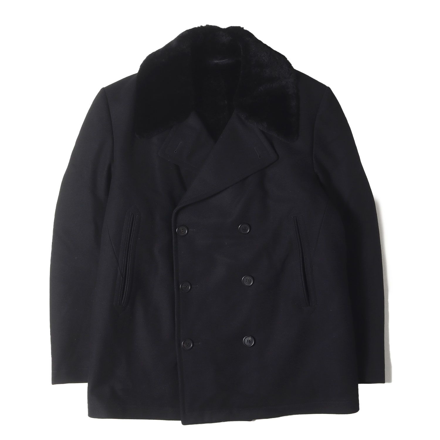 美品】dunhill ダンヒル コート ブラック 黒 サイズ:50 | 近年モデル 