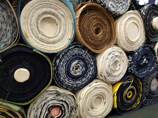 浴衣反物 まとめて 45点 花柄 朝顔 山本寛斎 四季の花木染 婦人倶楽部ゆかた 金彩 など 全て ppp 3073