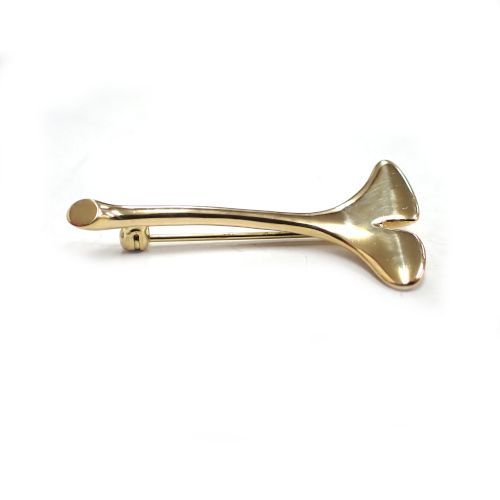 ティファニー TIFFANY-Co. 18金 18 K イチョウ ブローチ ジュエリー ヴィンテージ