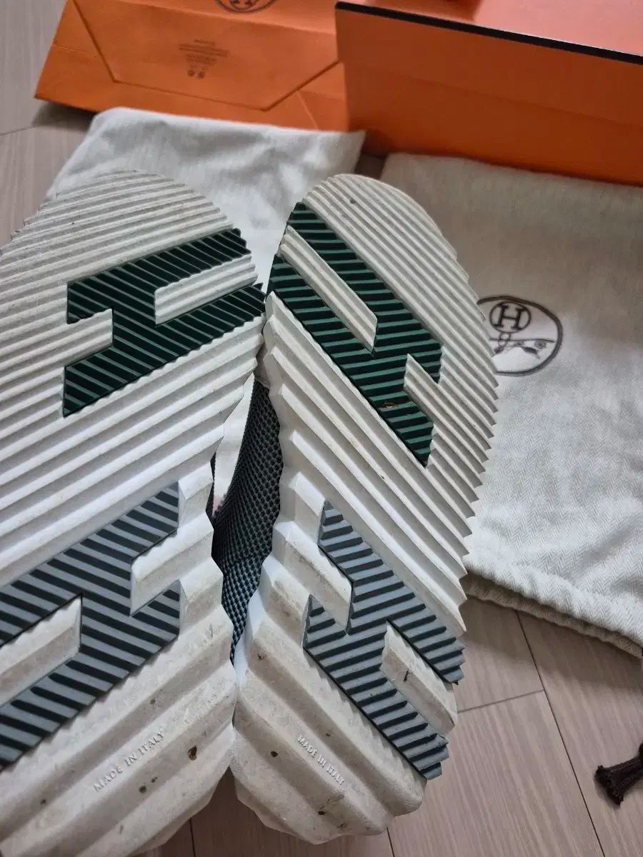  Hermes エルメス スニーカー フールセット お買い物バッグ ダストバッグ 含む 36 フラットシューズ バレエシューズ パンプス