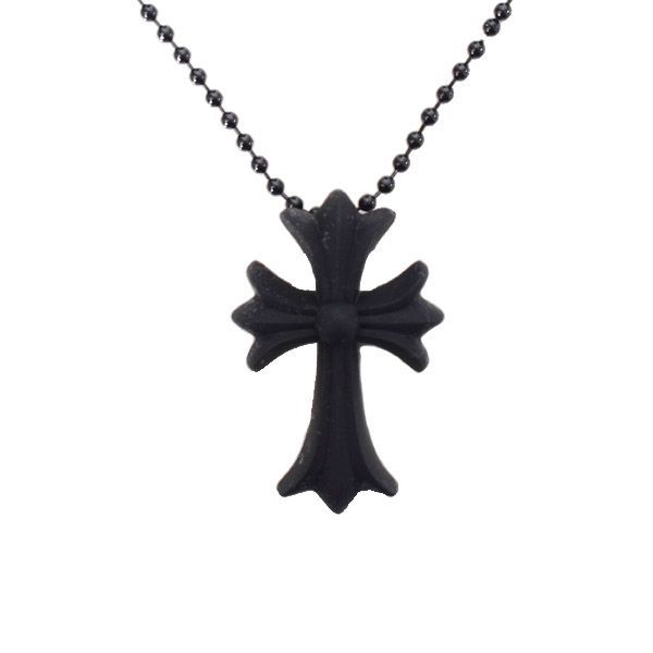 新品】クロムハーツ ネックレス CHROME HEARTS ラバー クロス マット