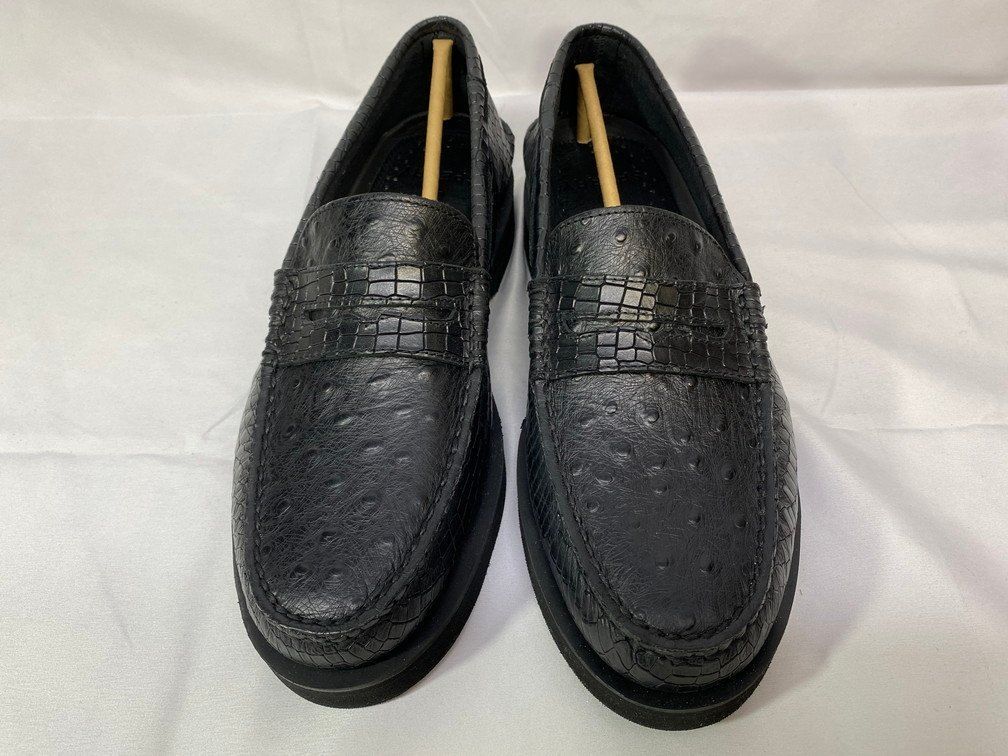 き品 Sperry Top-Sider スペリートップサイダー ペニー ダブルソール レザー ローファー サイズ 27.5cm ブラック