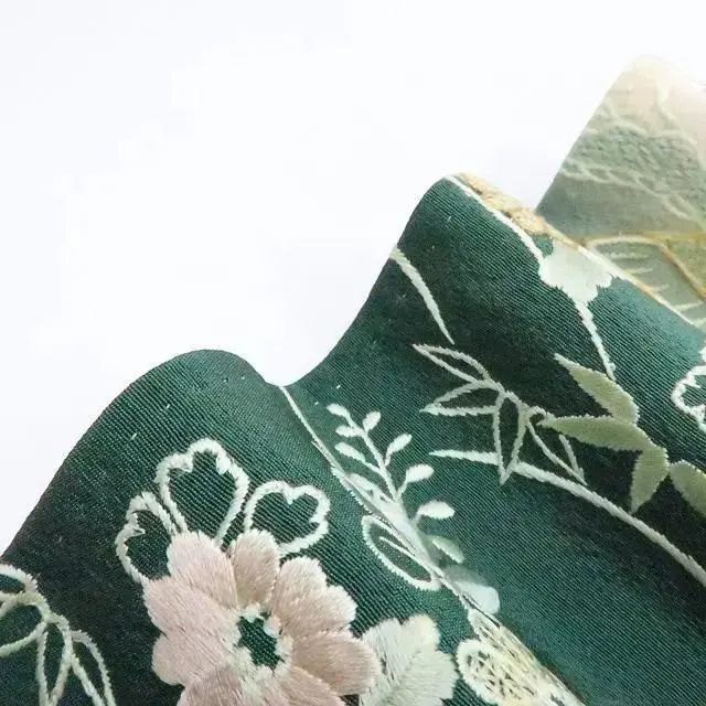 百華❀Y2398◇美品 蘇州総刺繡 螺鈿 金駒 手縫い仕立て 袷 正絹 訪問着
