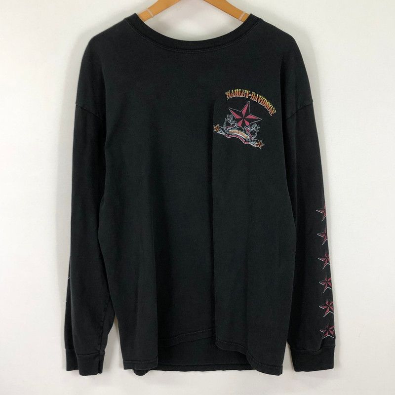 品 HARLEY ハーレーダビッドソン ROCK STAR L S TEE ロックスター ロングスリーブ Tシャツ トップス 長袖 145-251113-ts-22-tei