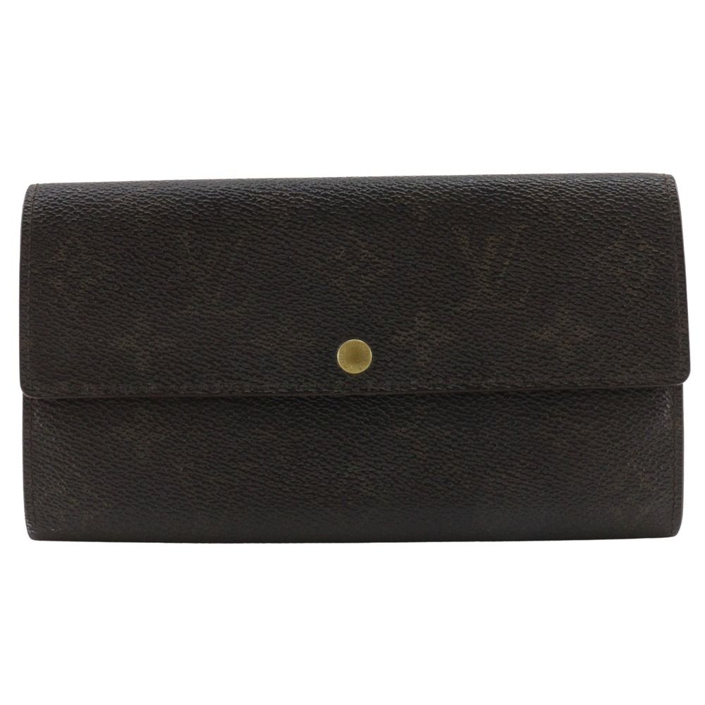 LOUIS VUITTON ルイ ヴィトン ポルトフォイユ サラ M 61734 モノグラムキャンバス 茶 TH 1917 ユニセックス 長財布