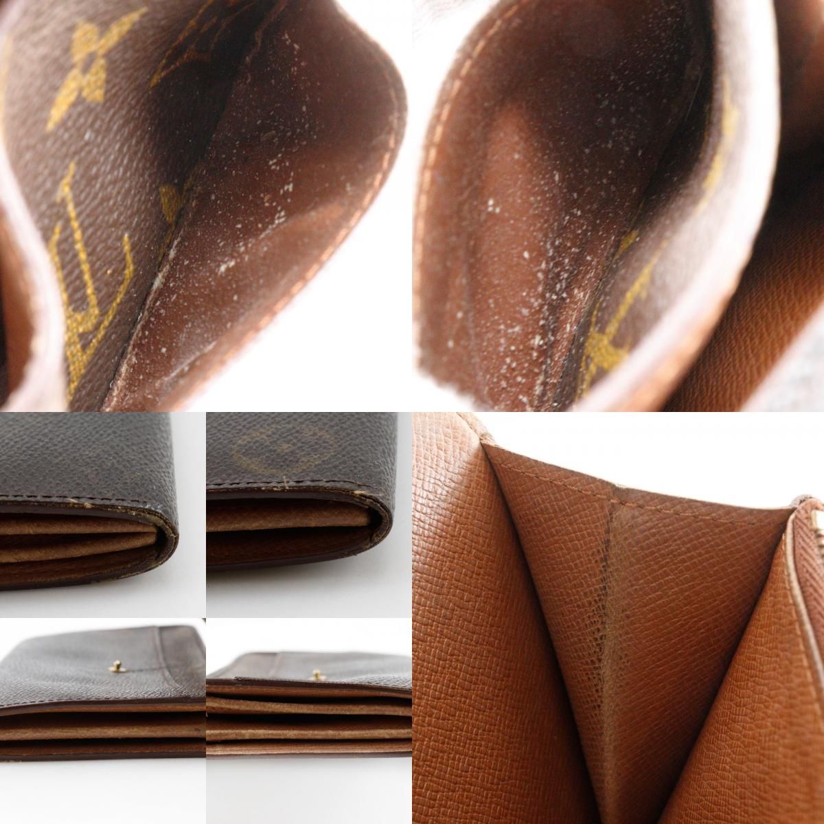  LOUIS VUITTON ルイ ヴィトン ポルトフォイユ サラ M 61734 モノグラムキャンバス 茶 TH 1917 ユニセックス 長財布 その他 小物