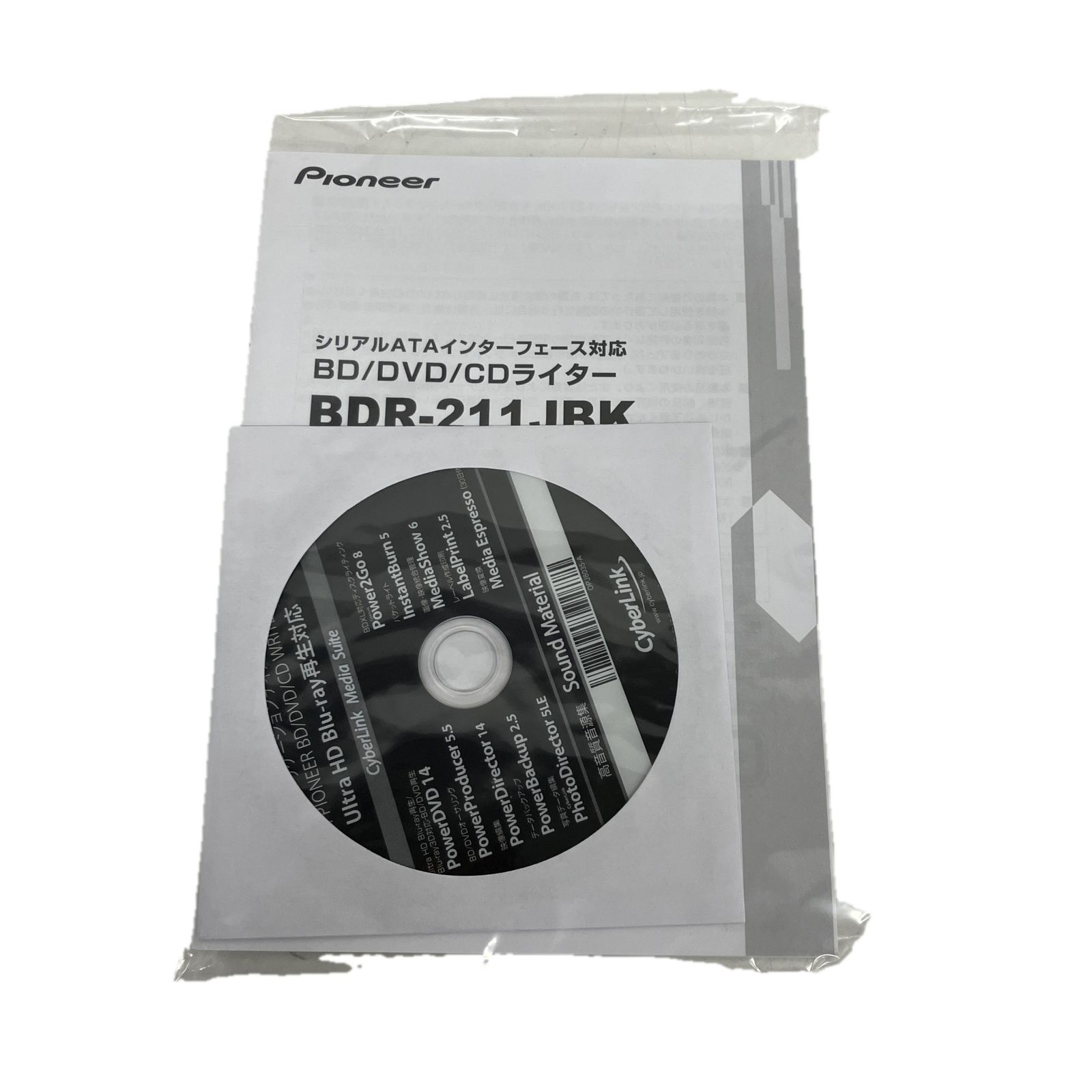 Pioneer パイオニア BDR-211JBK Blu-ray Disc Writer ブルーレイ