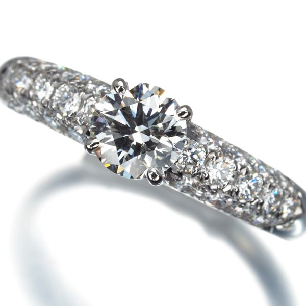 TASAKI タサキ リング ダイヤ ダイヤモンド 0.51ct H VS2 EX/0.40ct