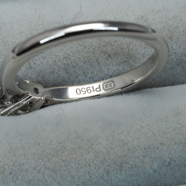 ハリーウィンストン プリンセス ダイヤリング Pt950 10号 証明書あり ハリーウィンストン リング ダイヤ ダイヤモンド 0.54ct F VVS2 EX