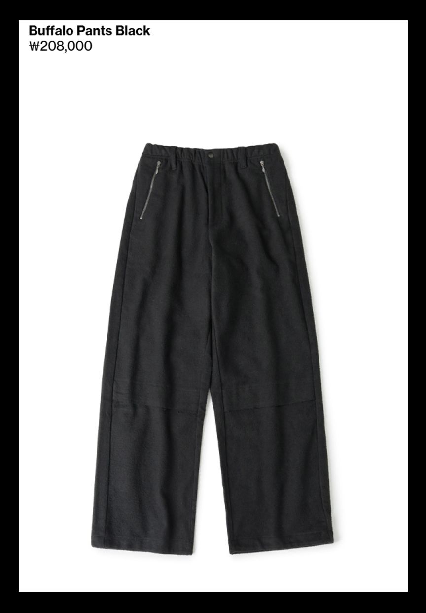 Hatchingroom Buffalo Pants Black _ 4 L size