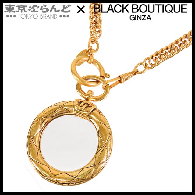 シャネル CHANEL ルーペ ペンダント ゴールド メタル GP ネックレス レディース 101831342