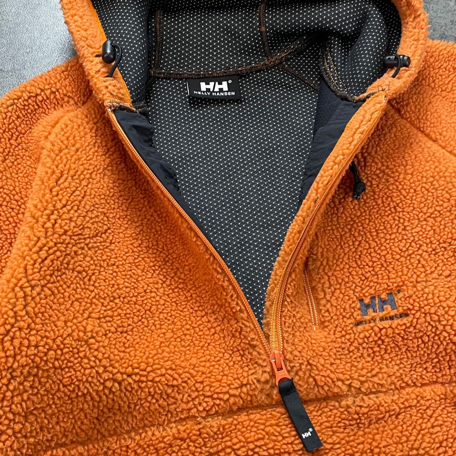 日本製 HELLY HANSEN WINDSTOPPER Boa Fleece Jacket Half-Zip 