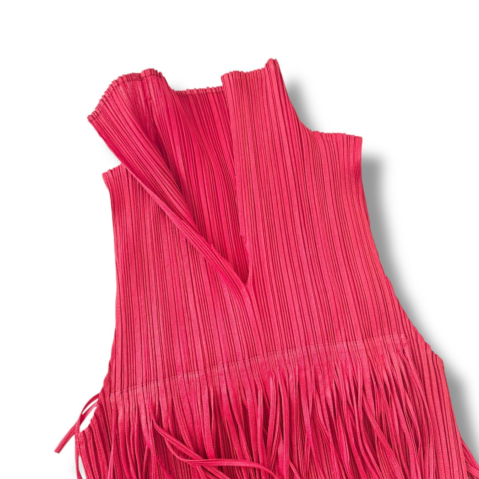 イッセイミヤケ フリンジボレロ＆ワンピース