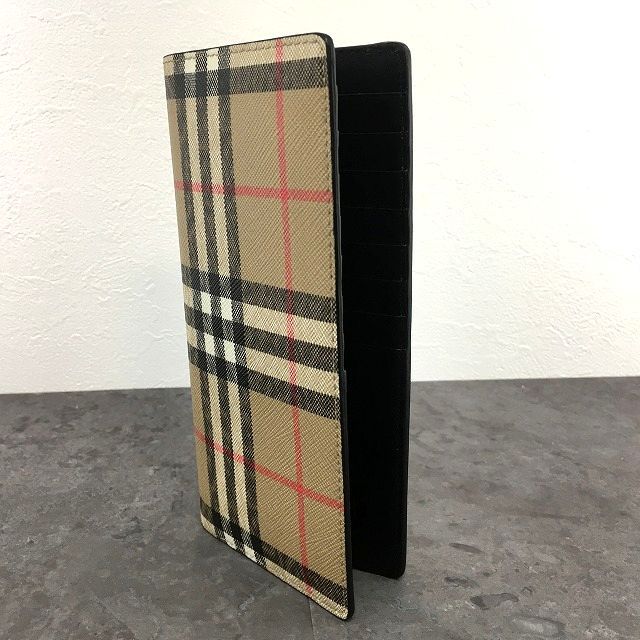 送料込み！ 極美品 BURBERRY 長財布 ノバチェック ベージュ 565 326 送料込み！ 極美品 BURBERRY 長財布 ベージュ ノバチェック - メルカリ