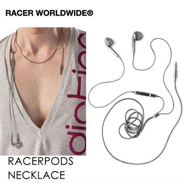 HYPEBEAST掲載 Racer World wide RACERPODS NECKLACE ネックレス
