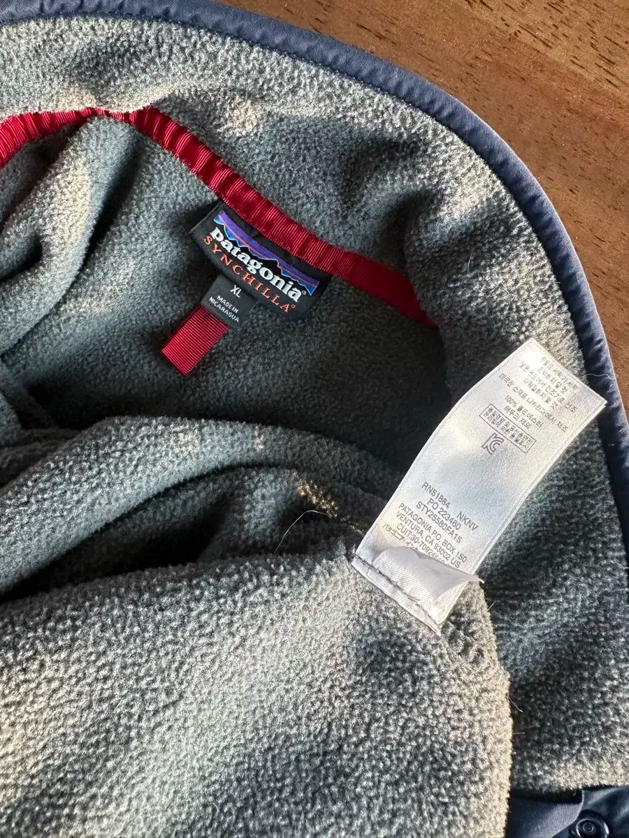 パタゴニア Synchilla シンチラ フリース スナップ プルオーバー グレー XL