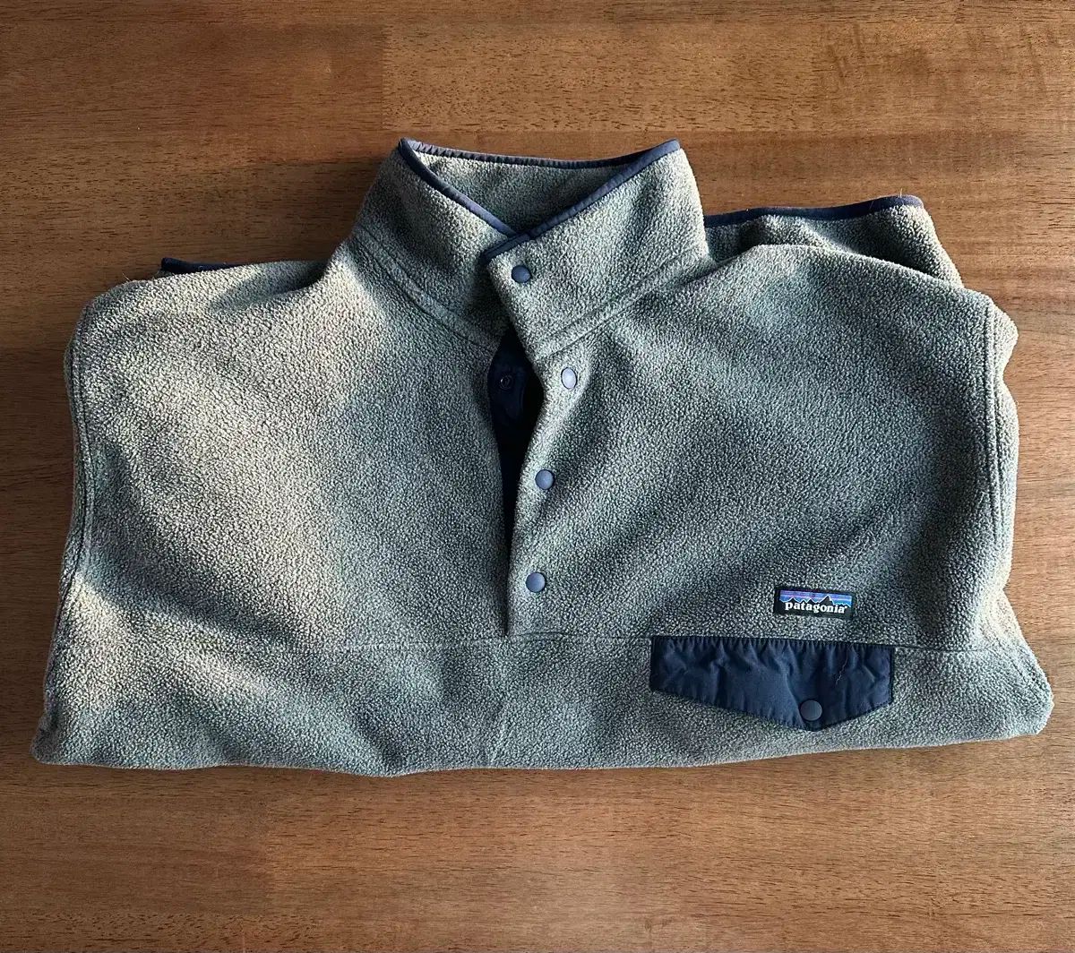パタゴニア Synchilla シンチラ フリース スナップ プルオーバー グレー XL