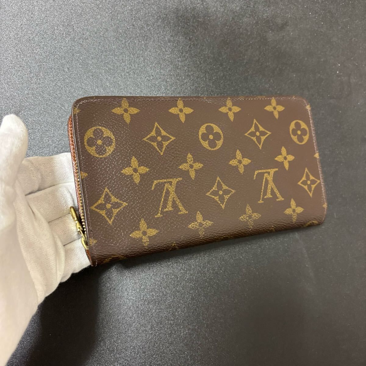 LOUIS VUITTON ポルトモネジップ　二つ折り財布　ブラウン系モノグラム 11980460_1.jpg