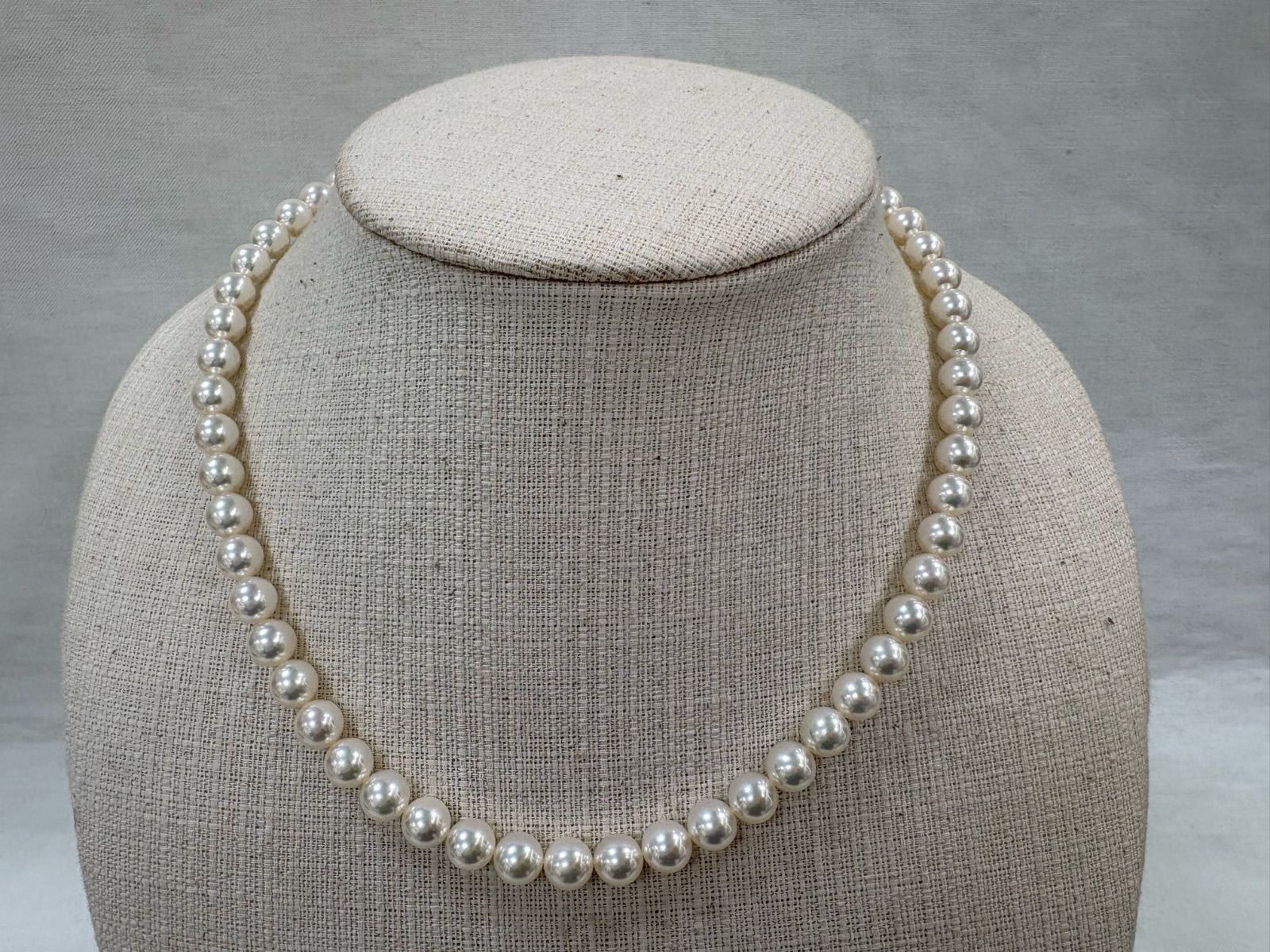 ノンブランドジュエリー 花珠真珠ネックレス シルバー ネックレス