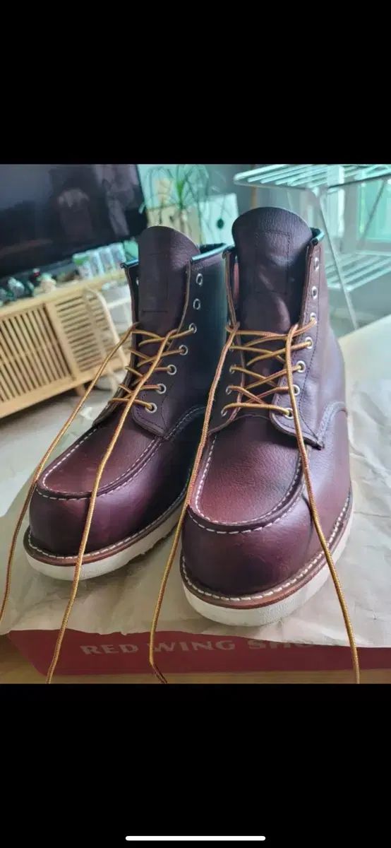 レッドウィング US13 E2 6インチ モックトゥ 8138 ブライアー オイル スリック