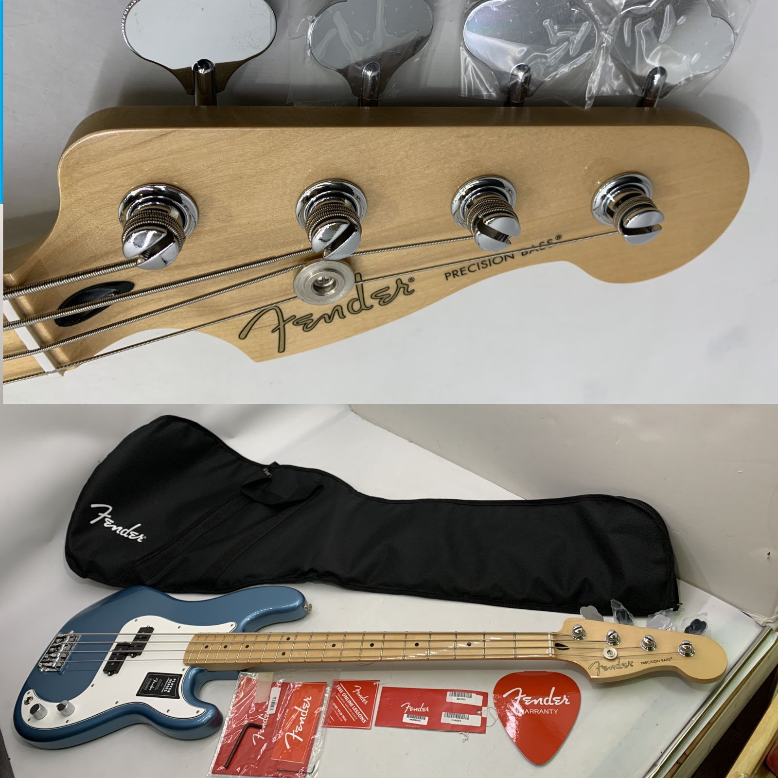 楽器 フェンダーメキシコ エレキベース PLAYER P BASS MN TPL Fender mexico Precision Aquatone Blue