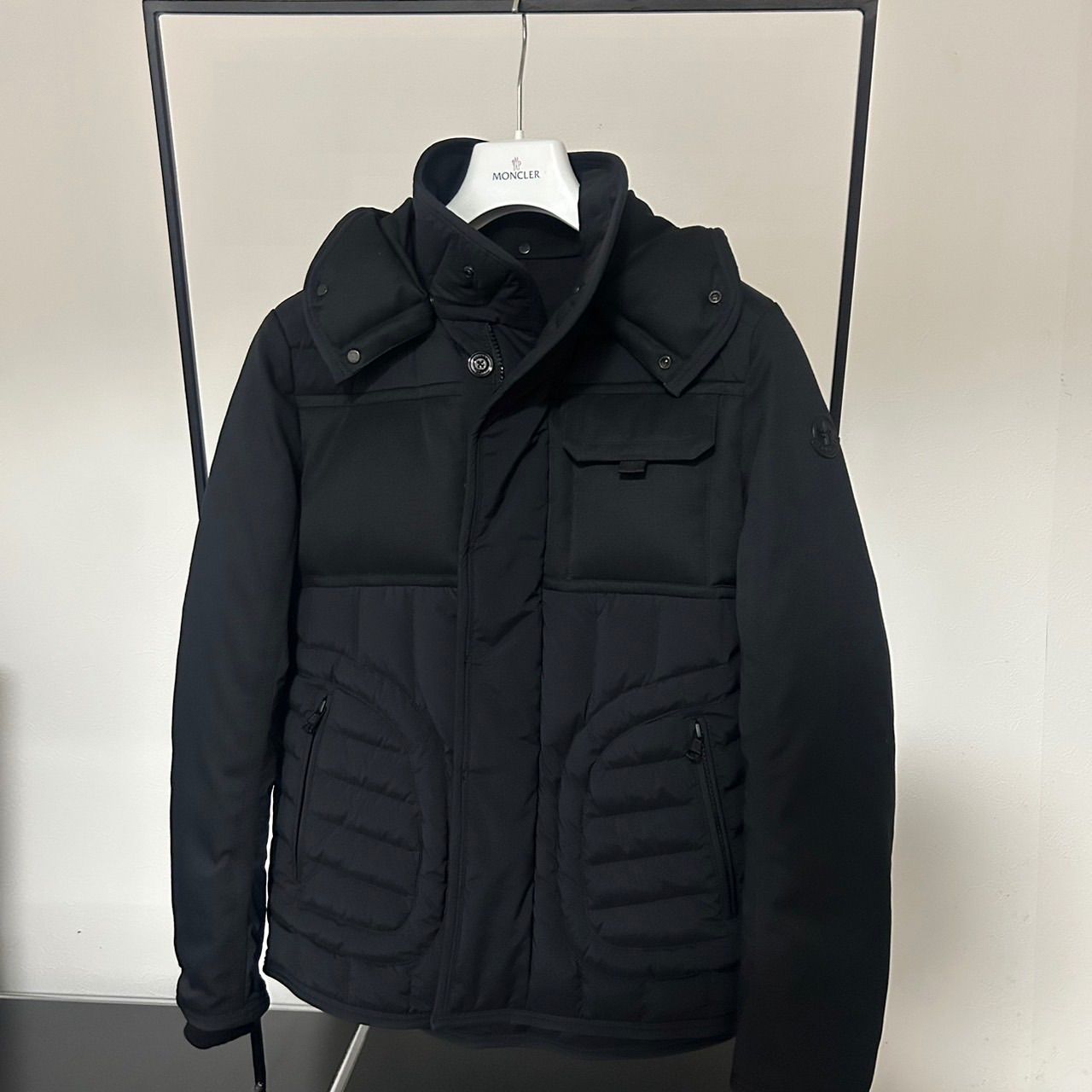 モンクレール MONCLER ダウンジャケット MONCH ブラック サイズ0