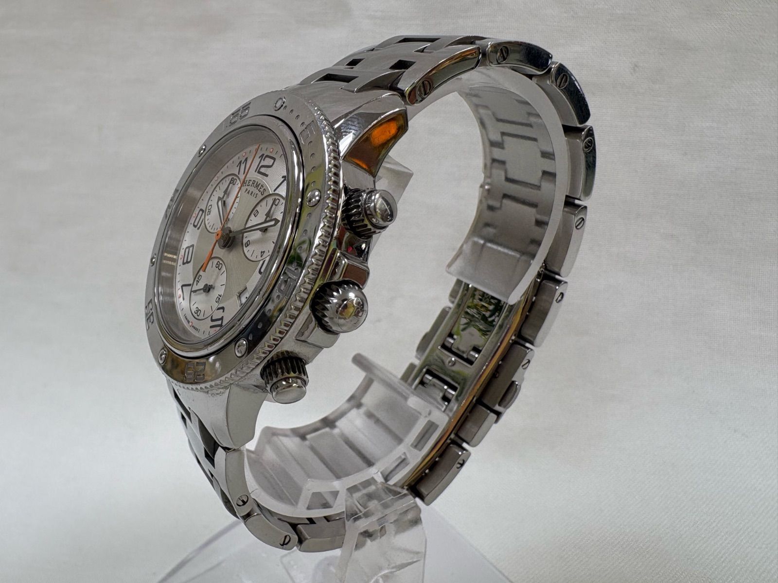  エルメス HERMES クリッパーダイバークロノ CP 2 410 ボーイズ 腕時計 腕時計(クォーツ) 腕時計(アナログ)