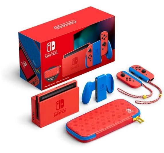 新品】 Nintendo Switch マリオレッド×ブルー セット スイッチ 本体