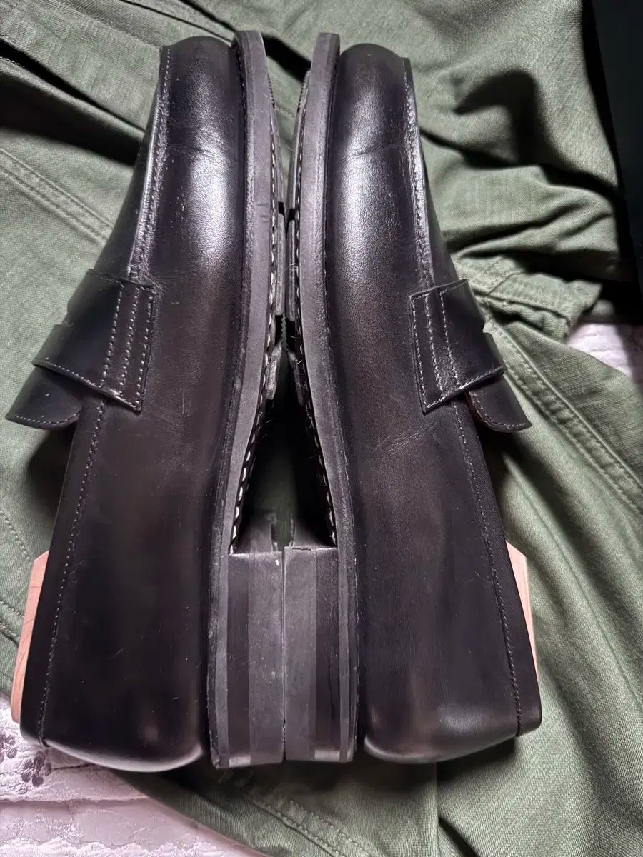  パラブーツ 乙狩 アドニス ローファー us 8 ブラック ローファー ブーツ 革靴