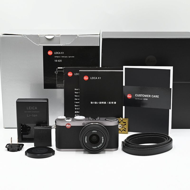 Leica ライカ デジタルカメラ ライカX1 1220万画素 スチールグレー