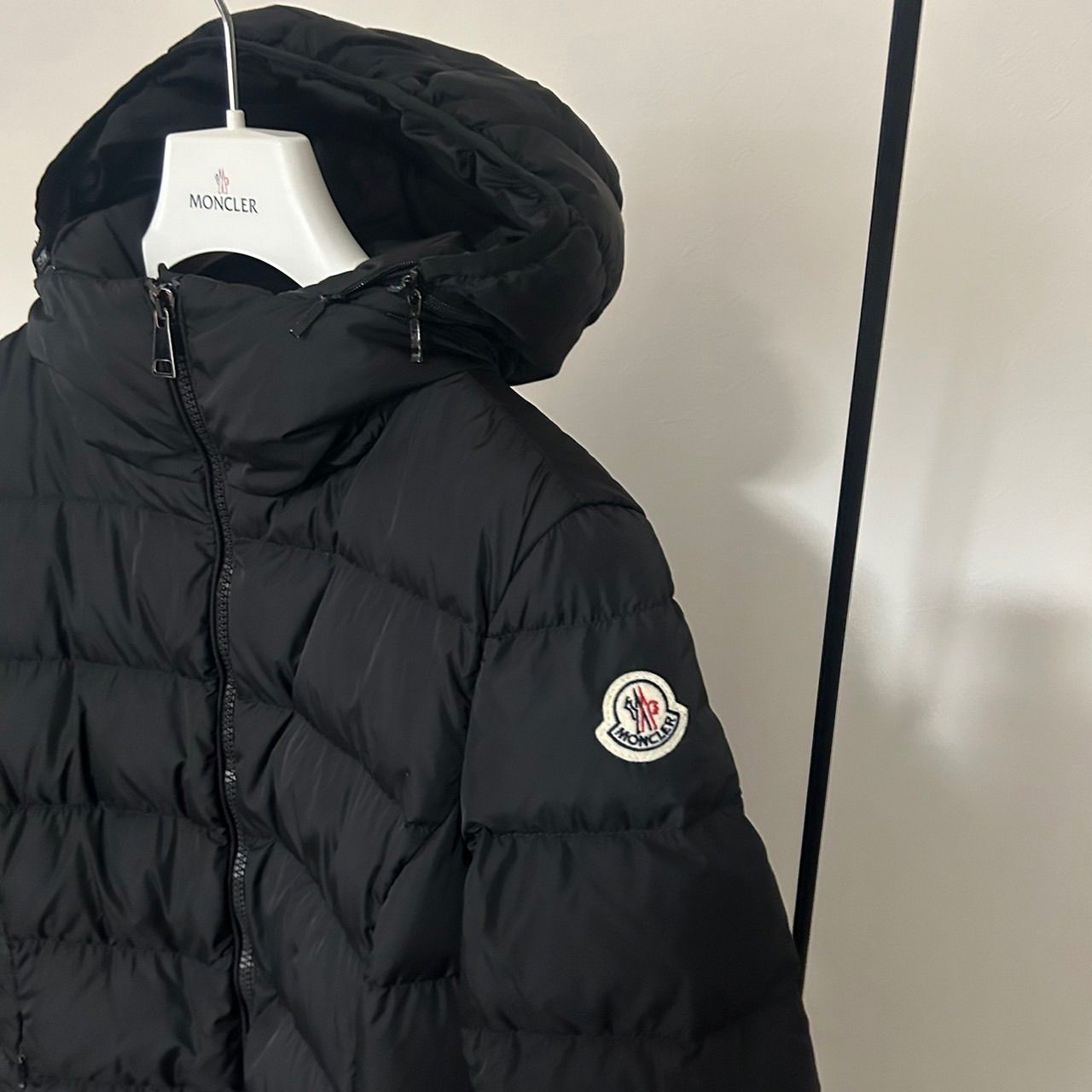 モンクレール ジエ GIE ブラック サイズ0 ブラック Gieロングダウンジャケット : ロングジャケット＆パーカー