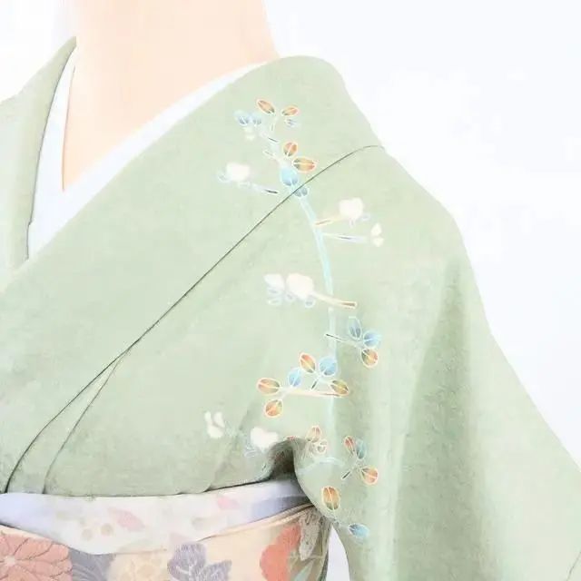 百華❀Y2271◇正絹 手縫い仕立て 訪問着 着物 - メルカリ