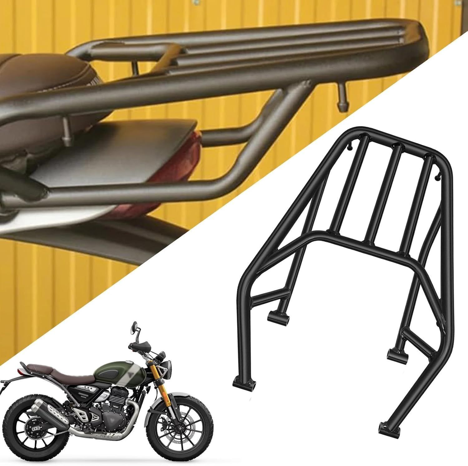 スクランブラー400 x Speed 400 リアラック キャリア 2025 炭素鋼製