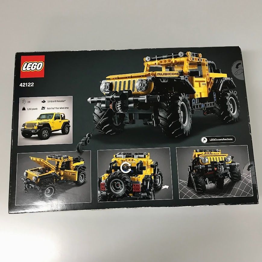 LEGO レゴ テクニック 42122 ジープ ラングラー 製造終了品 DB 122 E TECHNIC オフロード 4輪駆動車 乗り物 372
