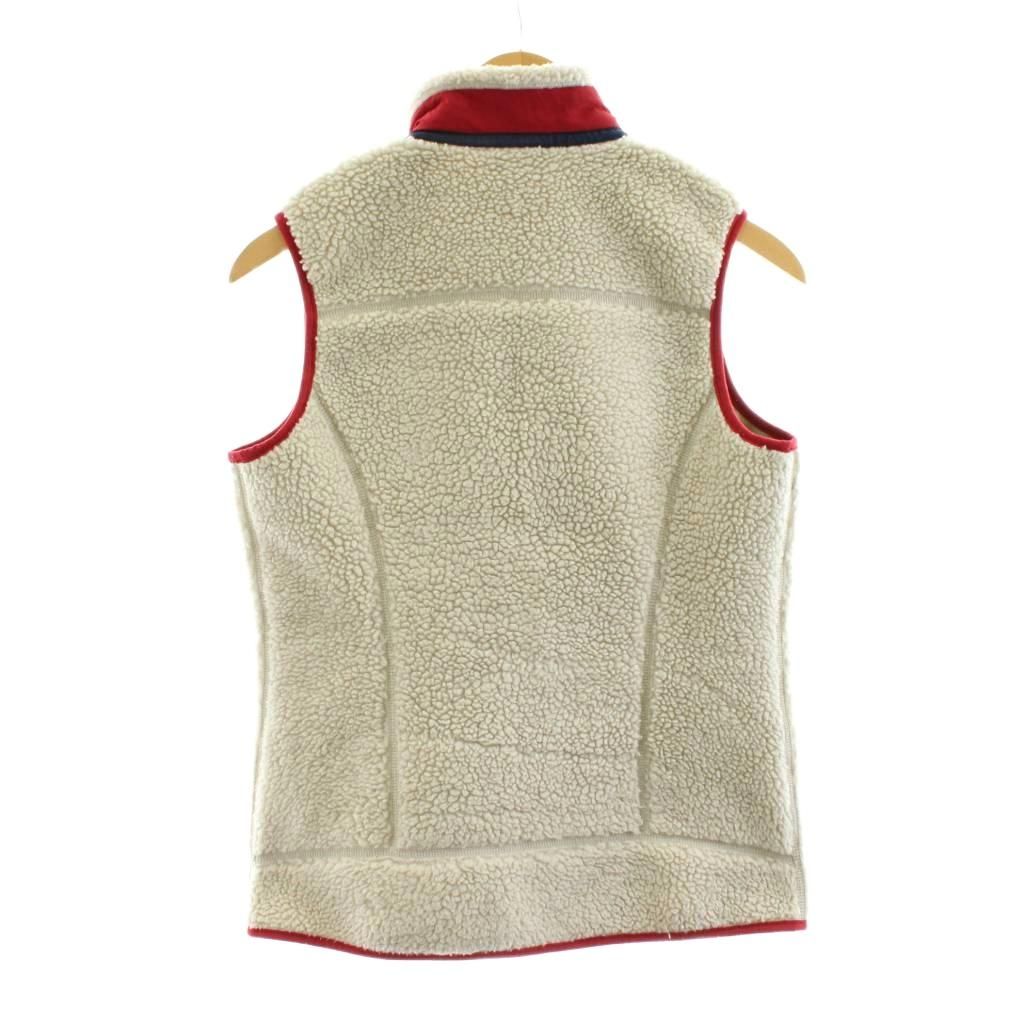 パタゴニア Patagonia クラシック レトロX ベスト ジップアップ ボア XS ベージュ 赤 レッド 23083 KU