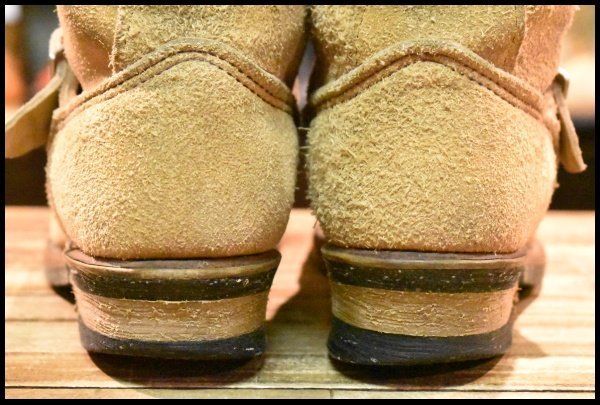  7 5 D PT 91刺繍 97年 レッドウィング 8268 スエード エンジニア タン ラフアウト スチールトゥ ブーツ redwing GP 239 エンジニアブーツ ブーツ 革靴