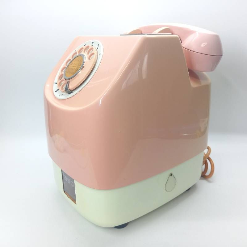 ダイヤル式電話機 公衆電話 ピンク電話 675 A 2