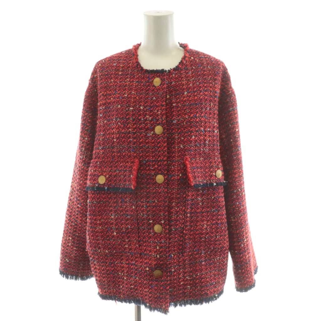 ジャーナルスタンダードレサージュ　GIOLICAツイード/ループツイードブルゾン ジャーナルスタンダードレサージュ GIOLICAツイード/ループツイード