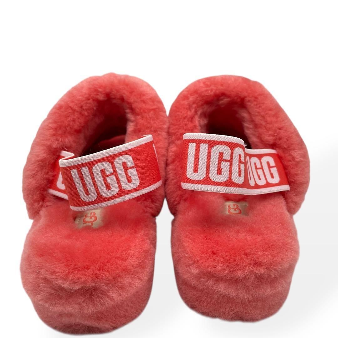 級 UGG アグ ファーサンダル FLUFF 23.0
